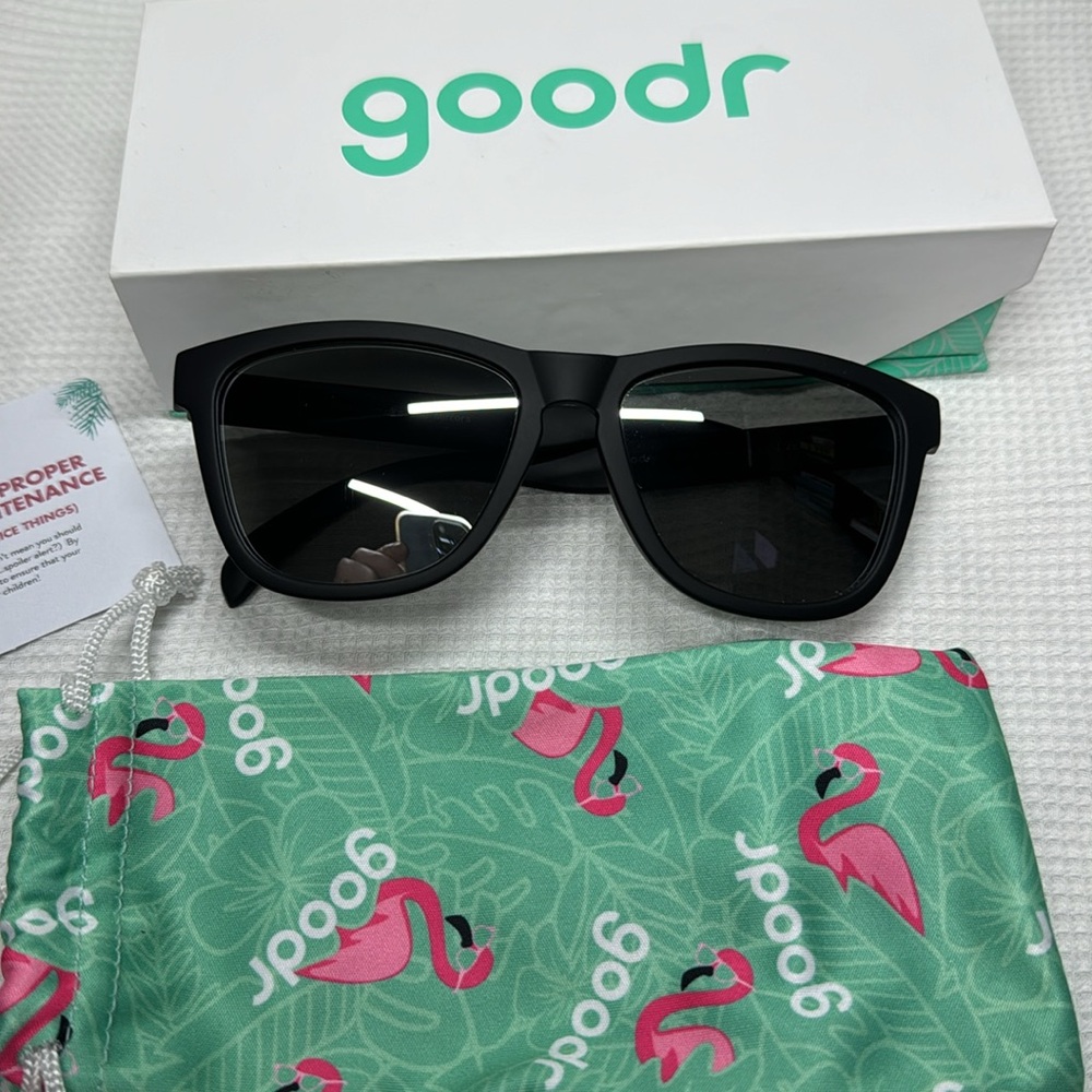 Goodr OG Sunglasses RON'S SMOKE AND MIRRORS